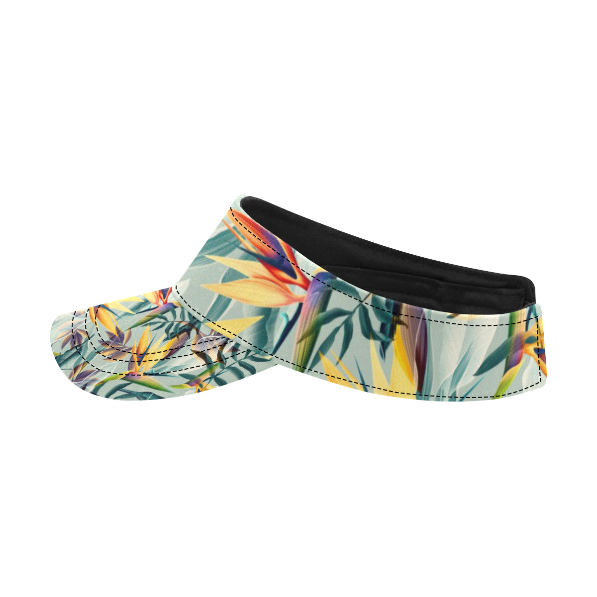 Tropical Flower Pattern Print Design TF022 Unisex Sun Visor