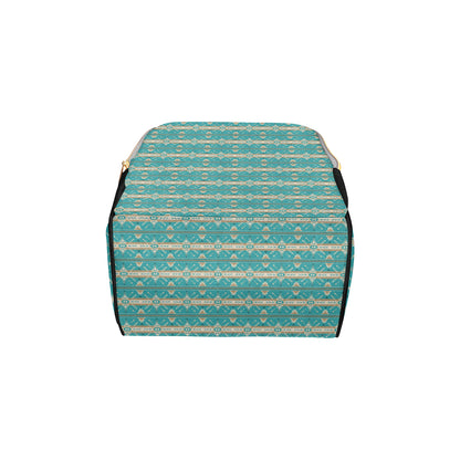Southwest Native Design Themed Print Diaper Bag Backpack