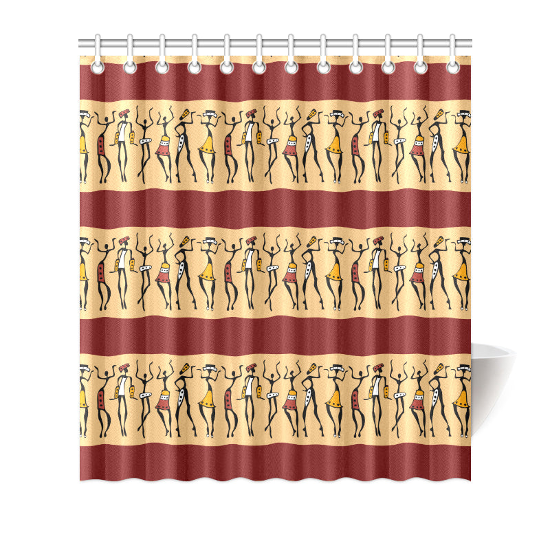 African People Shower Curtain
