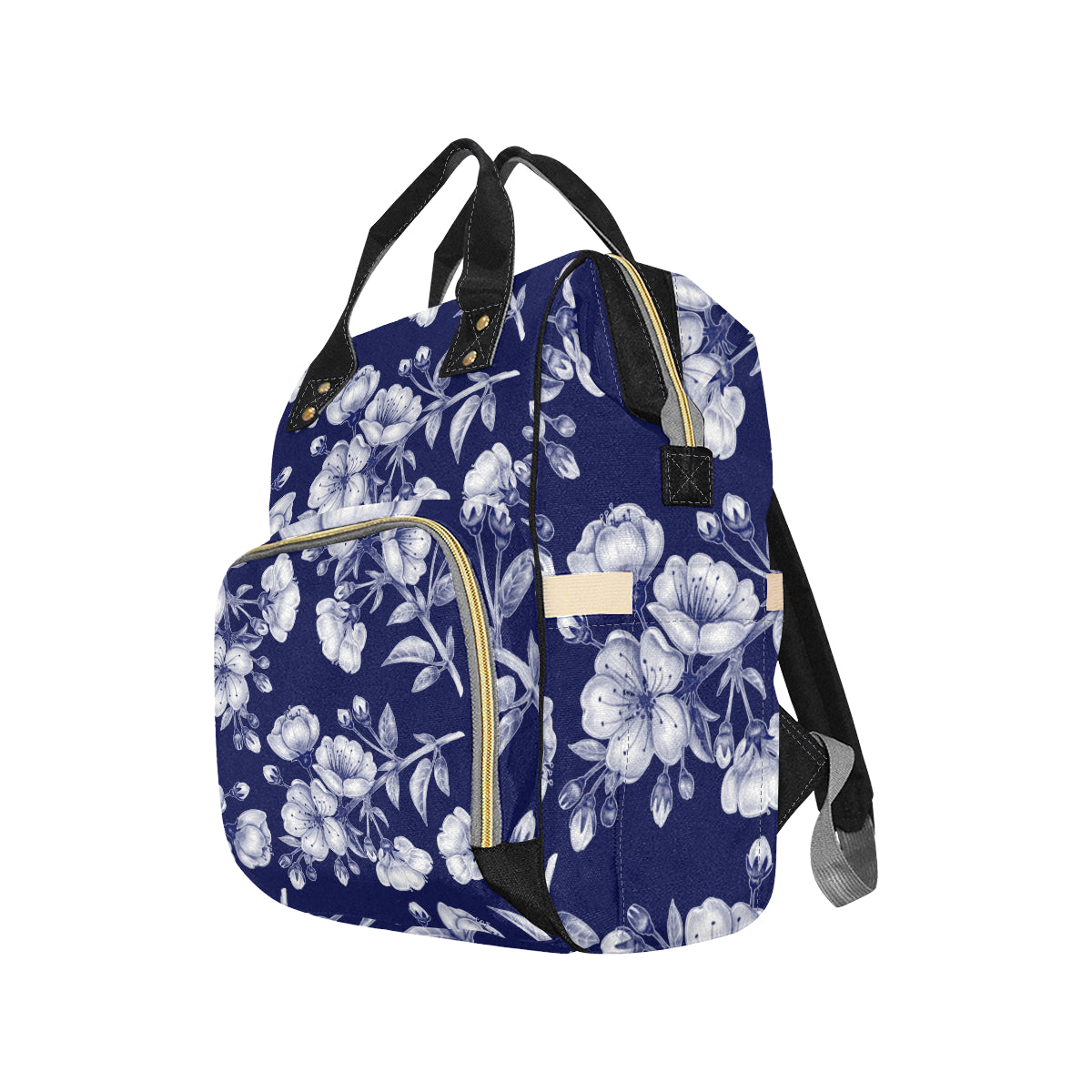 Cherry Blossom Pattern Print Design CB01 Diaper Bag Backpack