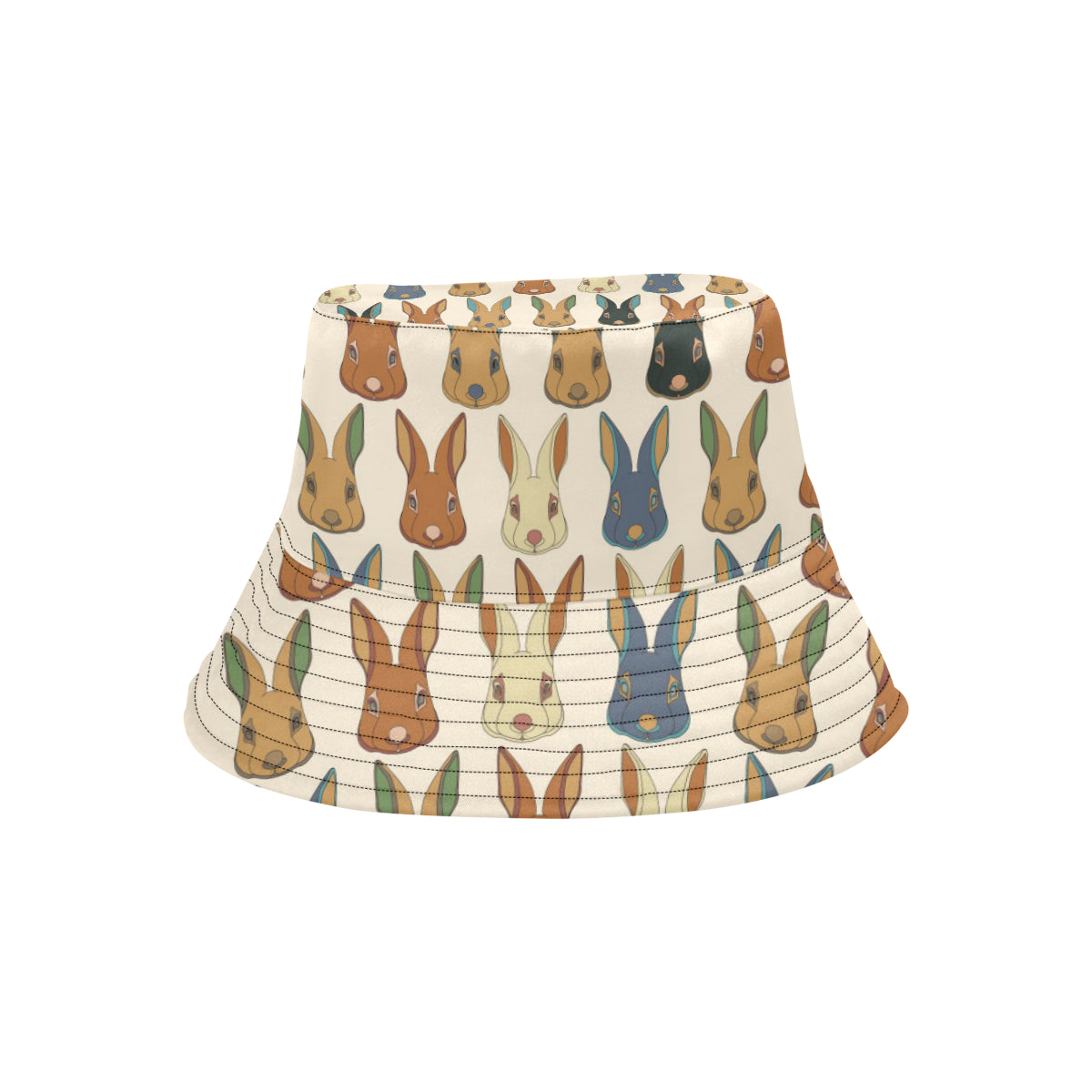 Rabbit Pattern Print Design RB04 Unisex Bucket Hat