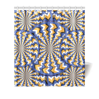 Optical illusion Pattern Print Design A01 Shower Curtain