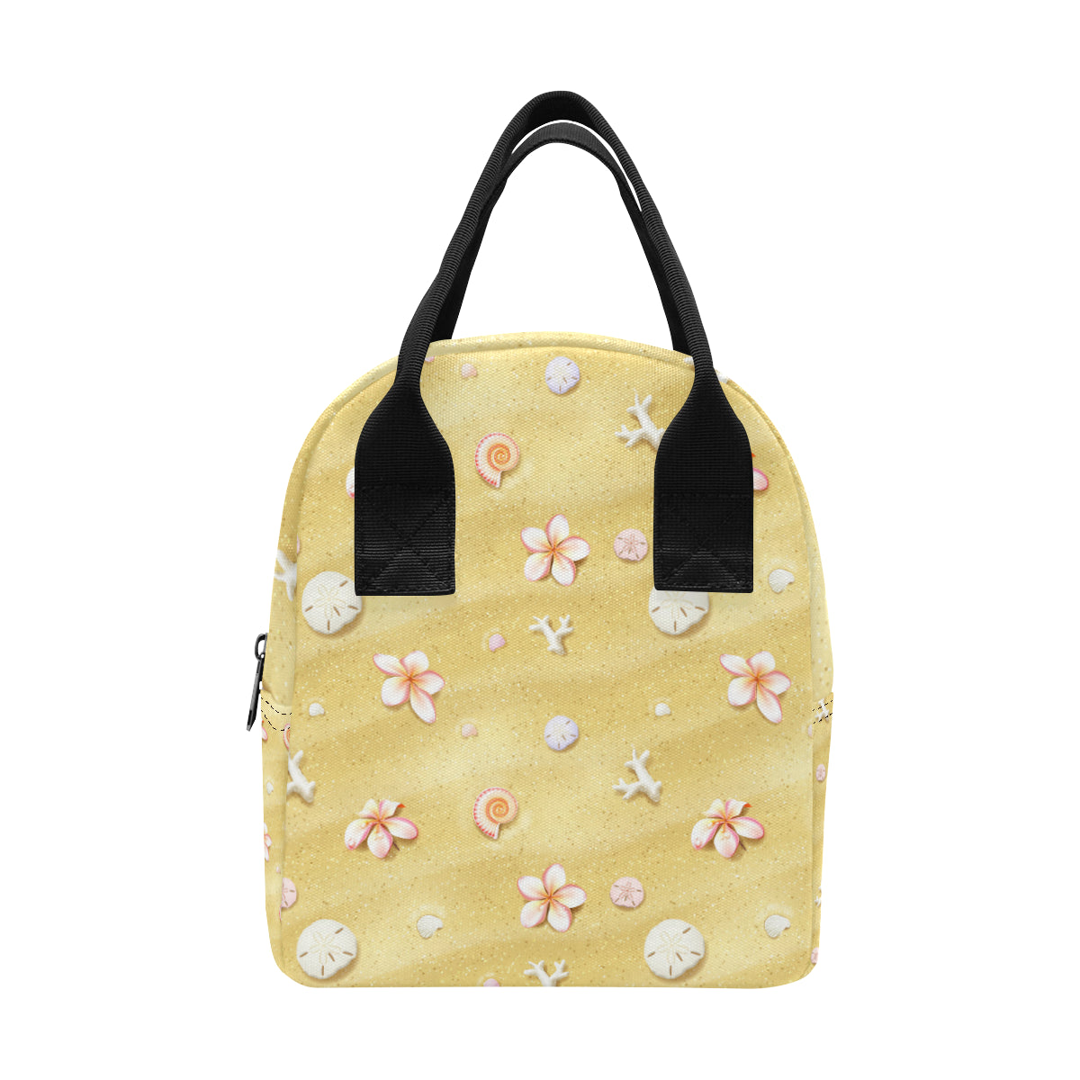 Beach Theme Print Insulated Lunch Bag