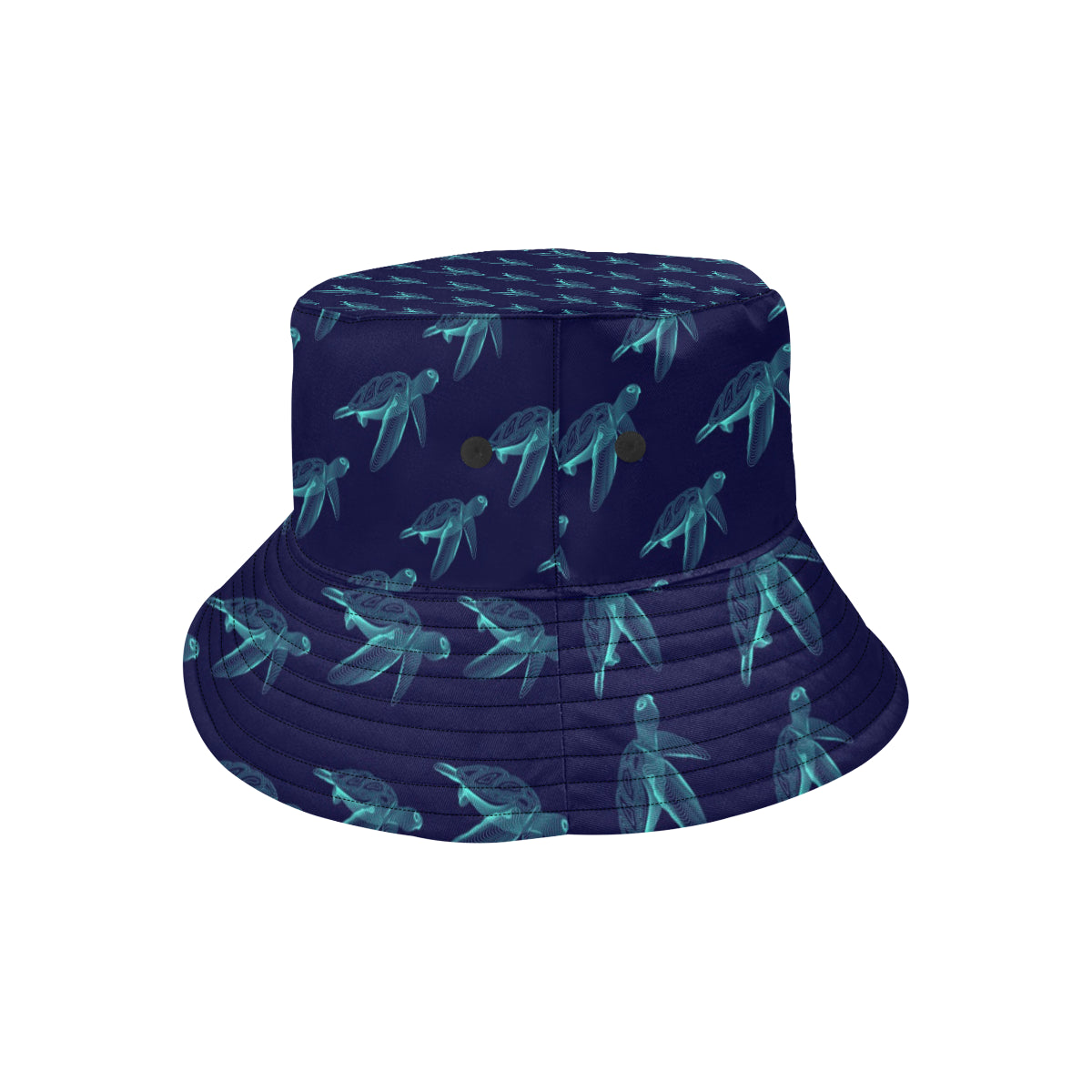 Sea Turtle Pattern Print Design T04 Unisex Bucket Hat
