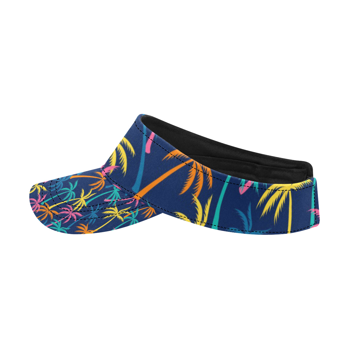 Palm Tree Pattern Print Design PT013 Unisex Sun Visor