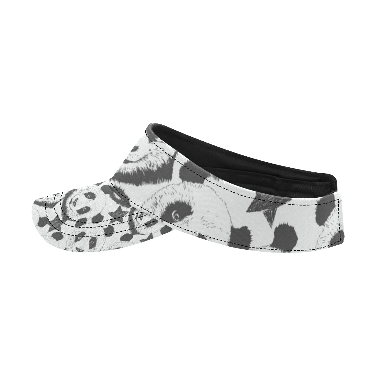 Panda Pattern Print Design A02 Unisex Sun Visor