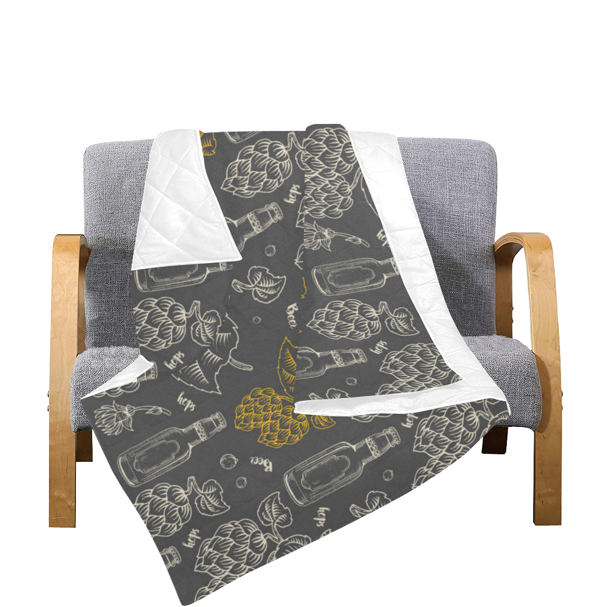 Hope Pattern Print Design 01 Premium Quilt
