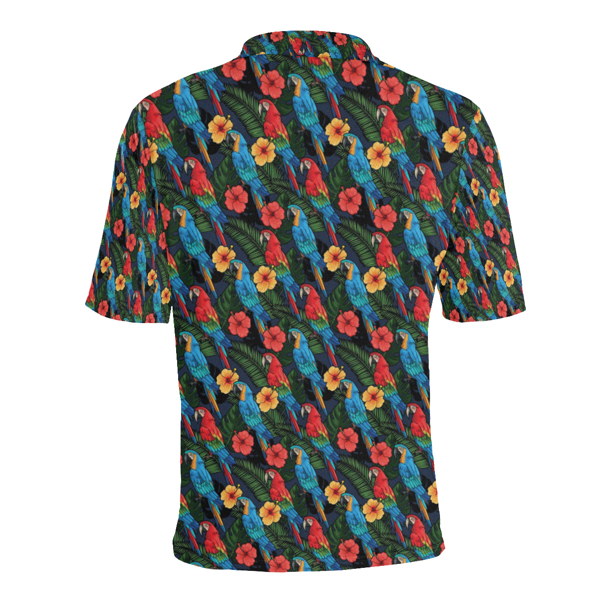 Parrot Pattern Print Design A01 Men Polo Shirt