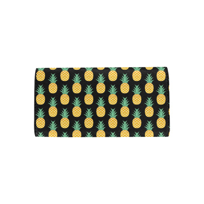 Pineapple Pattern Print Design A03 Women's Trifold Wallet