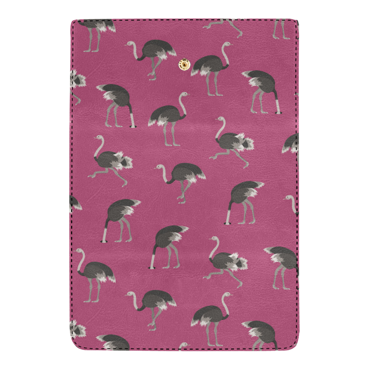 Emu Pattern Print Design 02 Women's Trifold Wallet