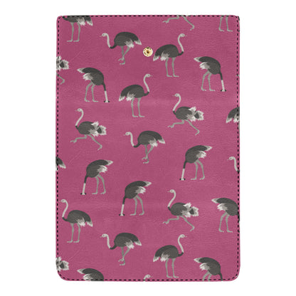 Emu Pattern Print Design 02 Women's Trifold Wallet