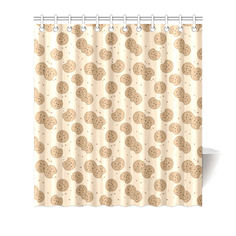 Biscuit Pattern Print Design 02 Shower Curtain