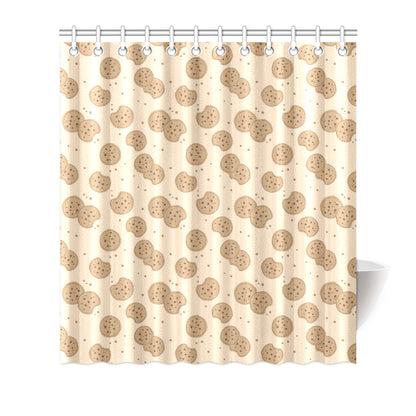 Biscuit Pattern Print Design 02 Shower Curtain