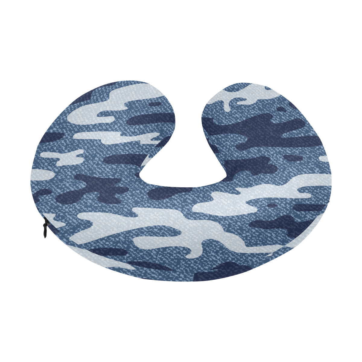 Jean Camouflage Pattern Print Design 05 U-Shaped Travel Neck Pillow