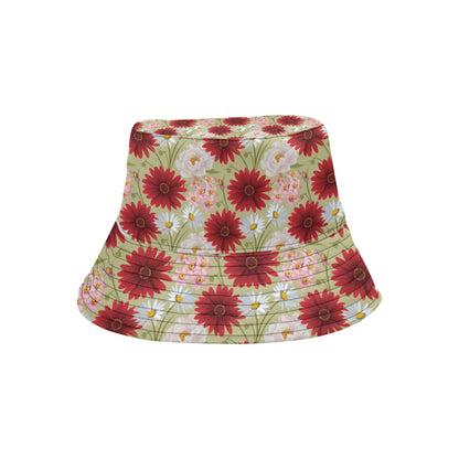 Gerberas Pattern Print Design GB07 Unisex Bucket Hat