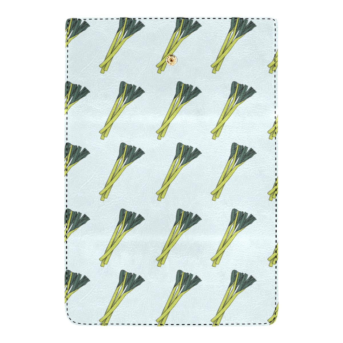 Leek Pattern Print Design 03 Women's Trifold Wallet