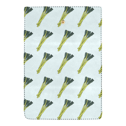 Leek Pattern Print Design 03 Women's Trifold Wallet