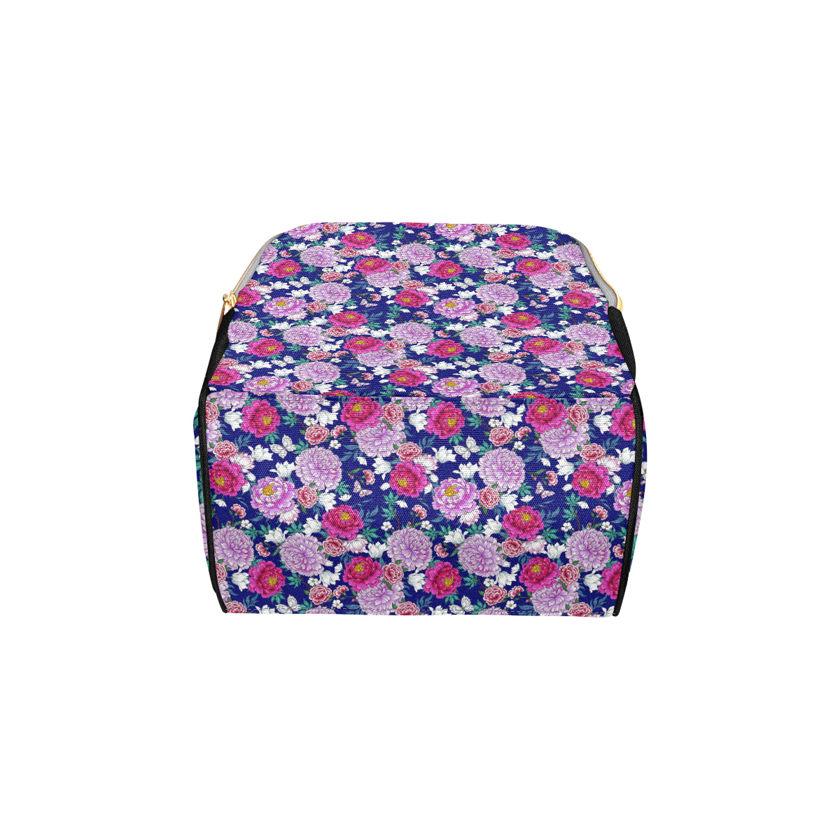 Dahlia Pattern Print Design DH013 Diaper Bag Backpack