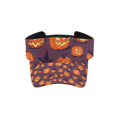 Halloween Pumpkin Pattern Print Design 03 Unisex Sun Visor