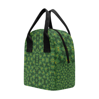 Shamrock Pattern Insulated Lunch Bag