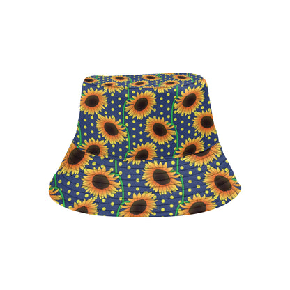Sunflower Pattern Print Design SF03 Unisex Bucket Hat