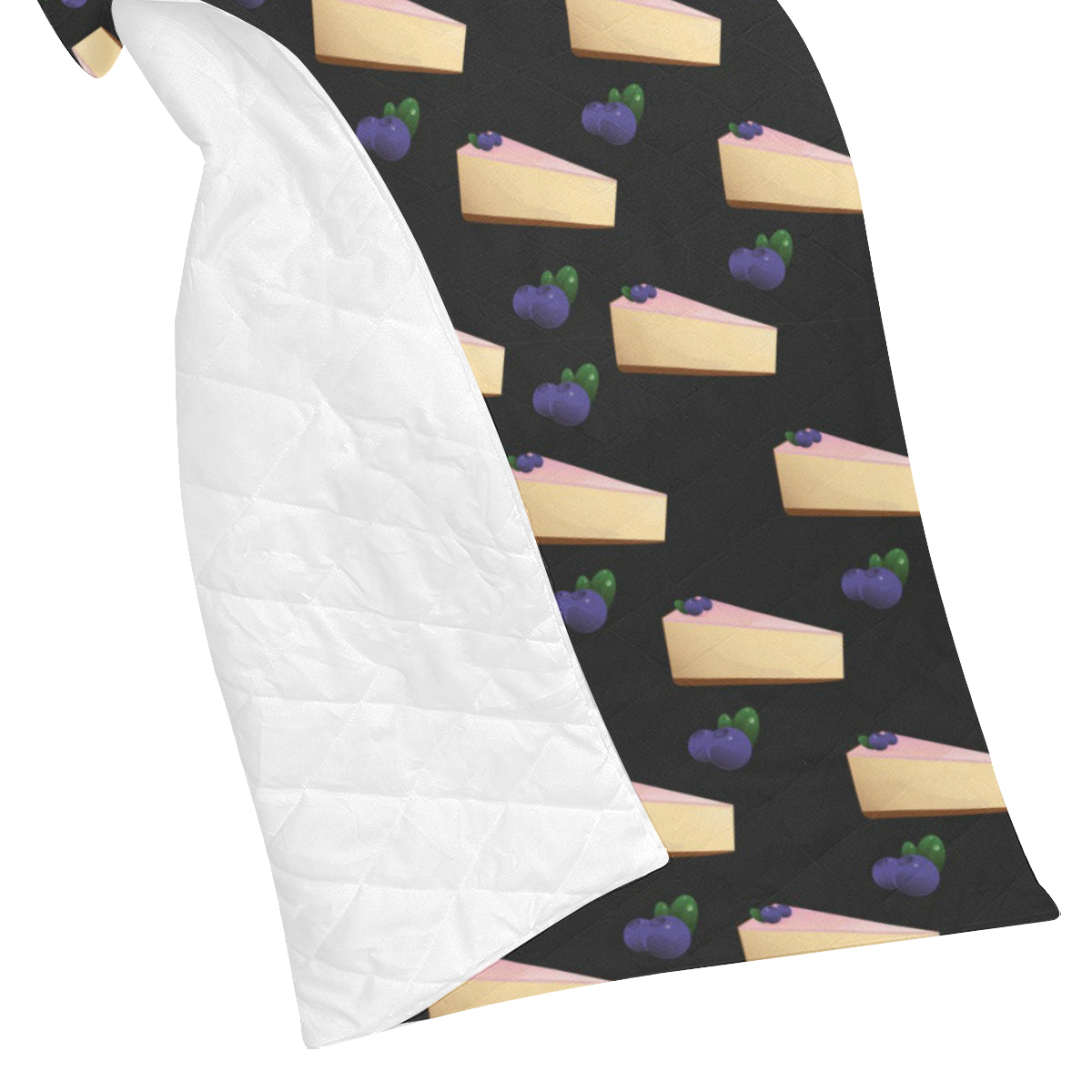 Cheesecake blueberry Pattern Print Design CK01 Premium Quilt