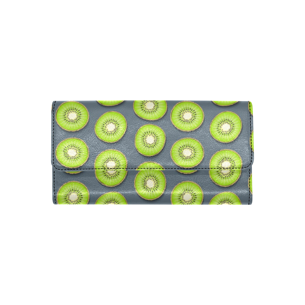 Kiwi Pattern Print Design KW06 Women's Trifold Wallet