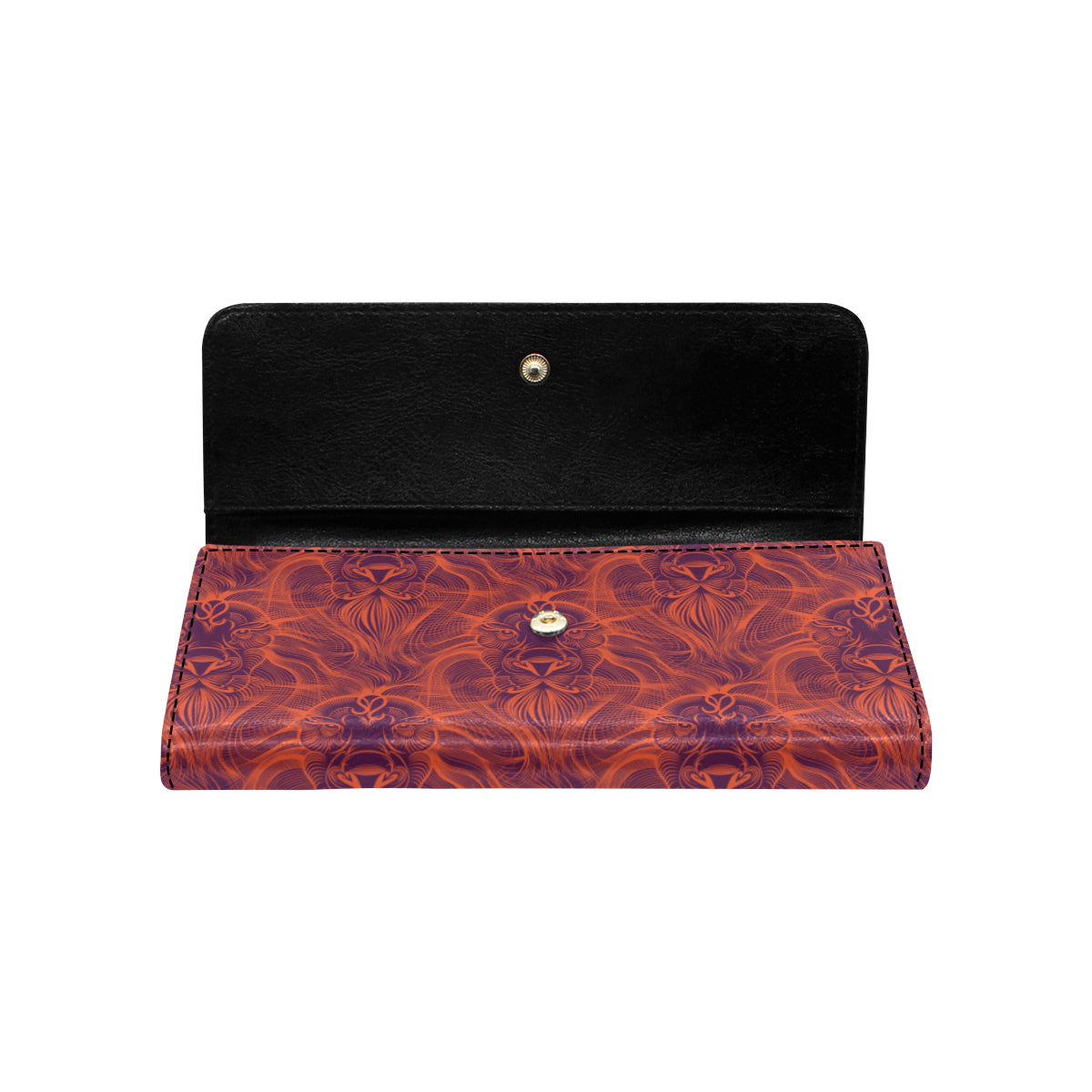 Leo Pattern Print Design 01 Women's Trifold Wallet