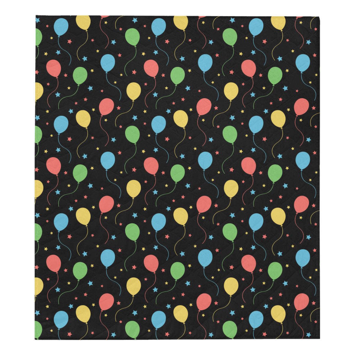 Ballon Colorful Pattern Print Design 04 Premium Quilt