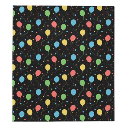 Ballon Colorful Pattern Print Design 04 Premium Quilt
