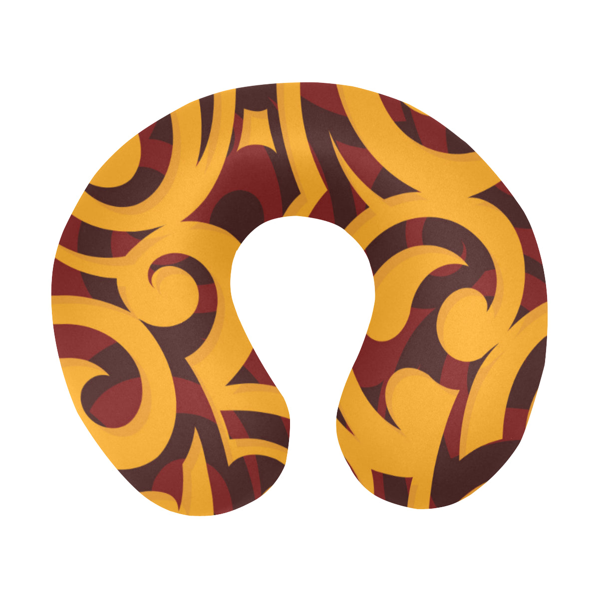 Maori Pattern Print Design 02 U-Shaped Travel Neck Pillow