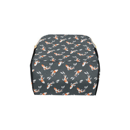 KOI Fish Pattern Print Design 04 Diaper Bag Backpack