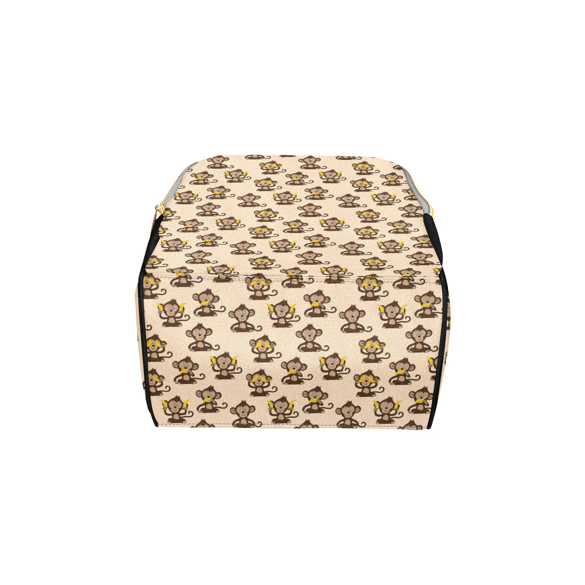 Monkey Pattern Print Design 03 Diaper Bag Backpack
