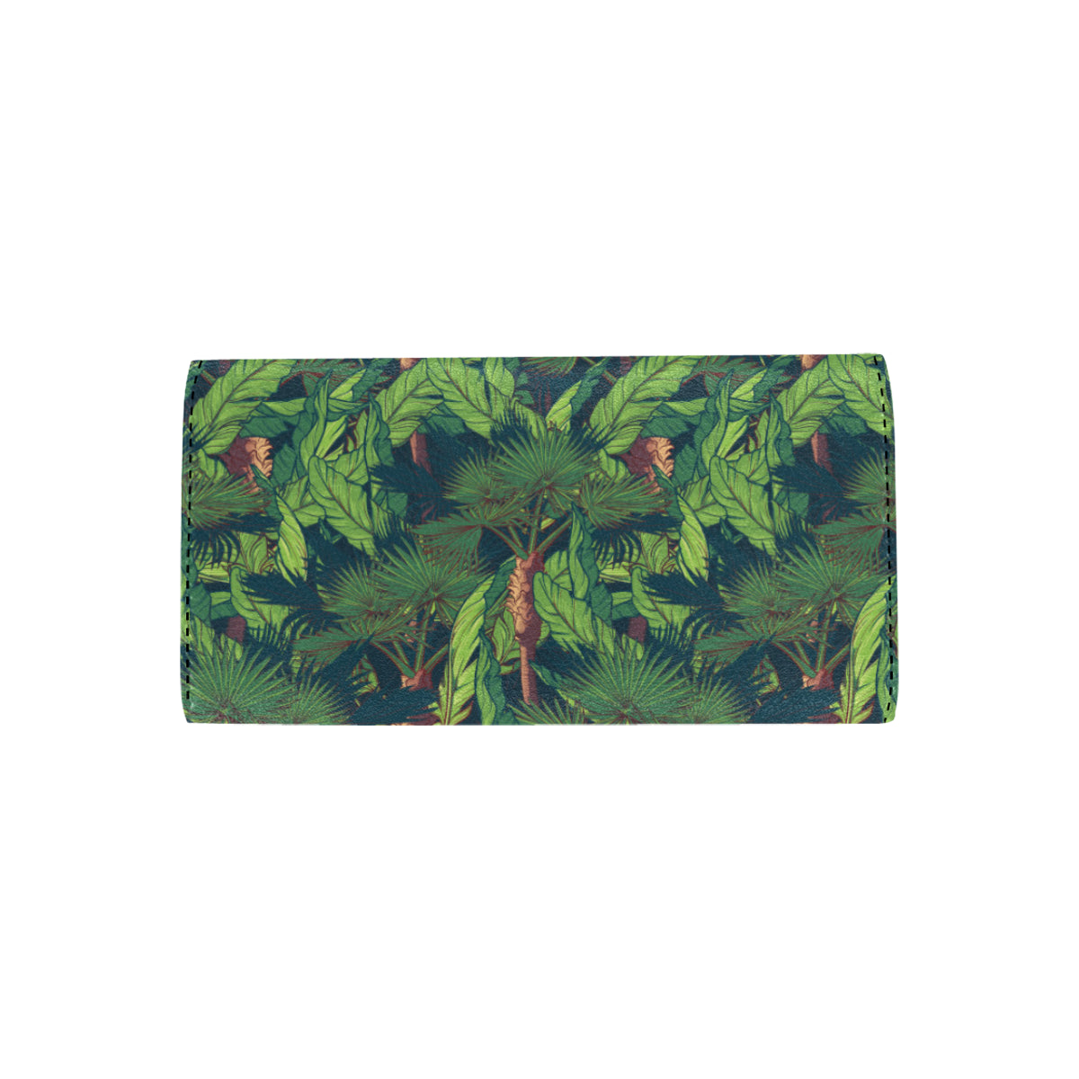 Rainforest Pattern Print Design A01 Women's Trifold Wallet