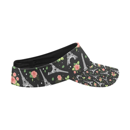Eiffel Tower Rose Print Unisex Sun Visor