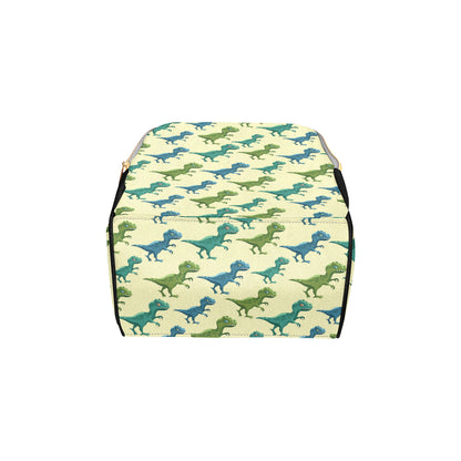 T Rex Pattern Print Design A04 Diaper Bag Backpack
