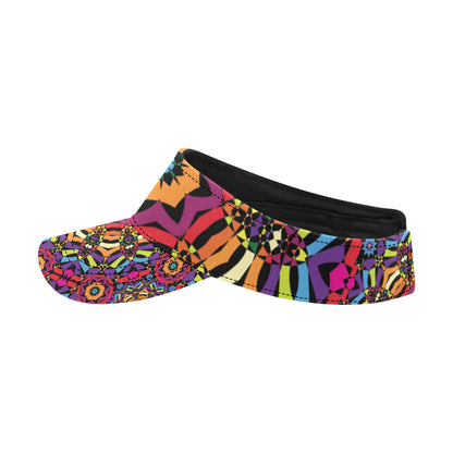 Kaleidoscope Pattern Print Design 01 Unisex Sun Visor
