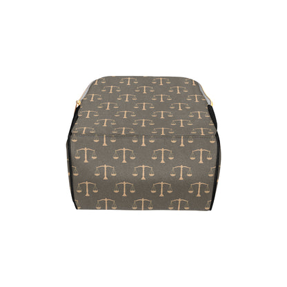 Libra Pattern Print Design 01 Diaper Bag Backpack
