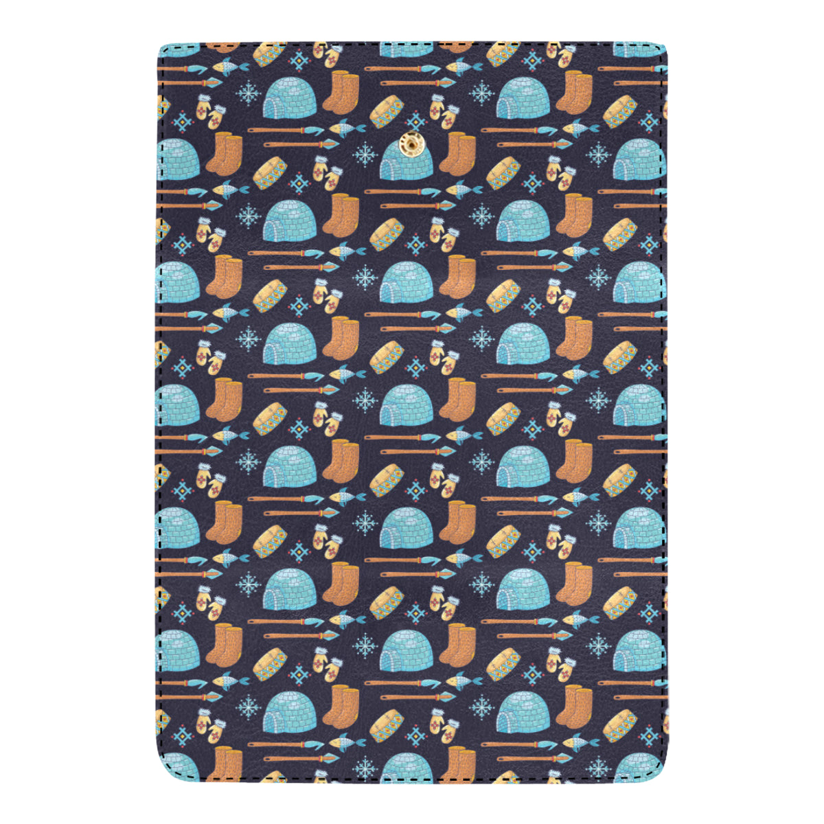 Eskimo Pattern Print Design 02 Women's Trifold Wallet