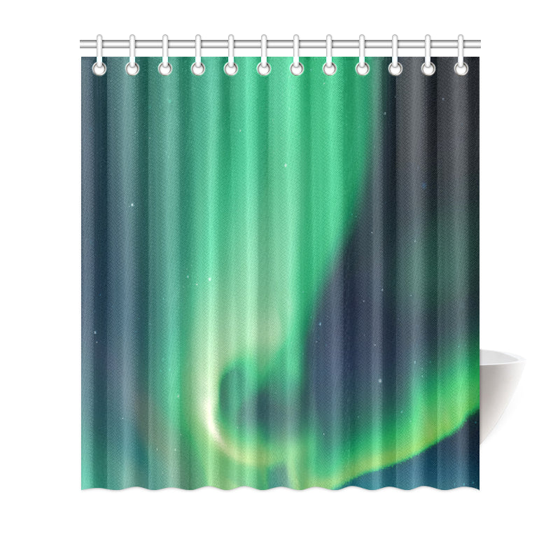 Aurora Borealis Pattern Print Design 04 Shower Curtain