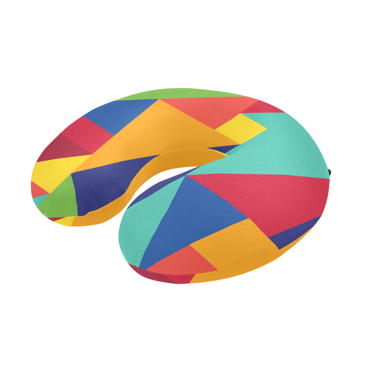 Mosaic Pattern Print Design 01 U-Shaped Travel Neck Pillow