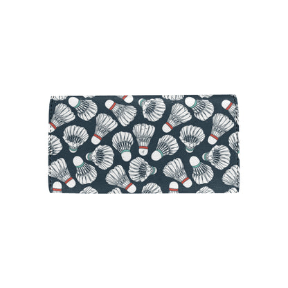 Badminton Ball Pattern Print Design 01 Women's Trifold Wallet