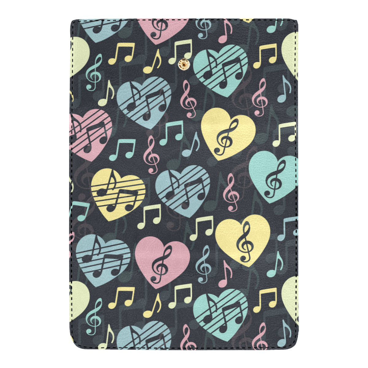 Music note Pattern Print Design A03 Women's Trifold Wallet