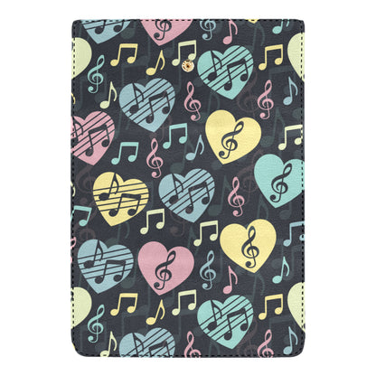 Music note Pattern Print Design A03 Women's Trifold Wallet