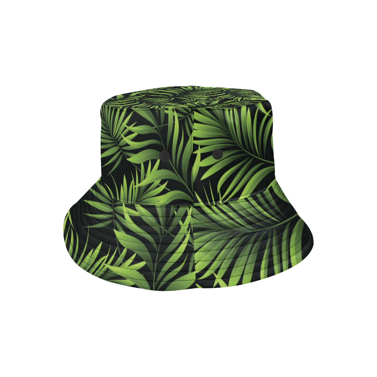 Palm Leaves Pattern Print Design PL07 Unisex Bucket Hat