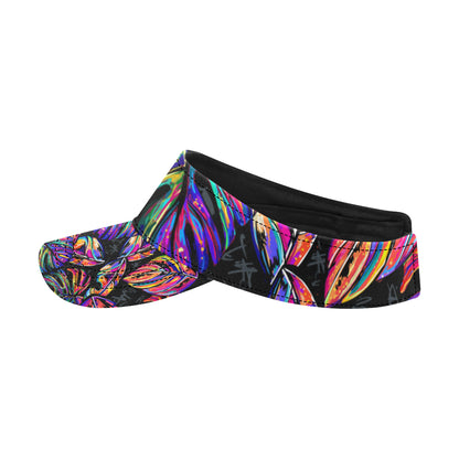Neon Color Tropical Palm Leaves Unisex Sun Visor