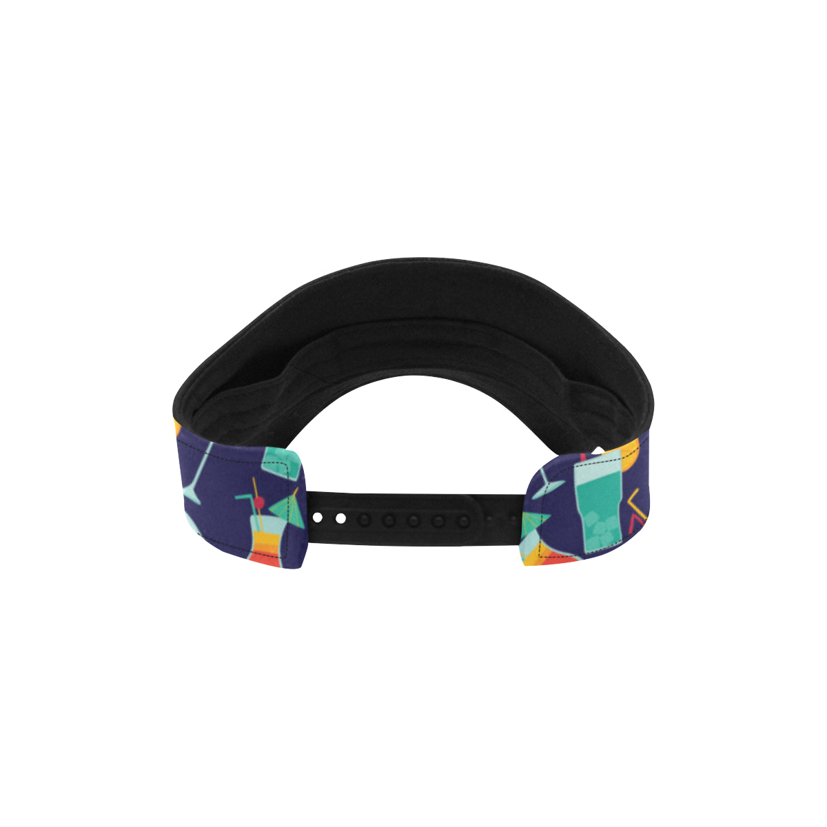 Cocktail Pattern Print Design 06 Unisex Sun Visor