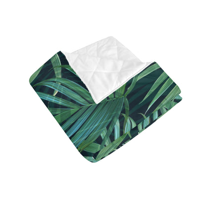 Tropical Flower Pattern Print Design TF011 Premium Quilt