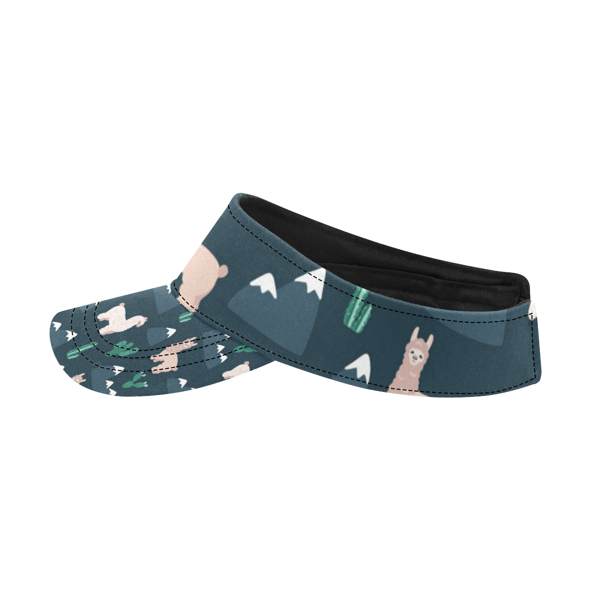 Llama Pattern Print Design 06 Unisex Sun Visor