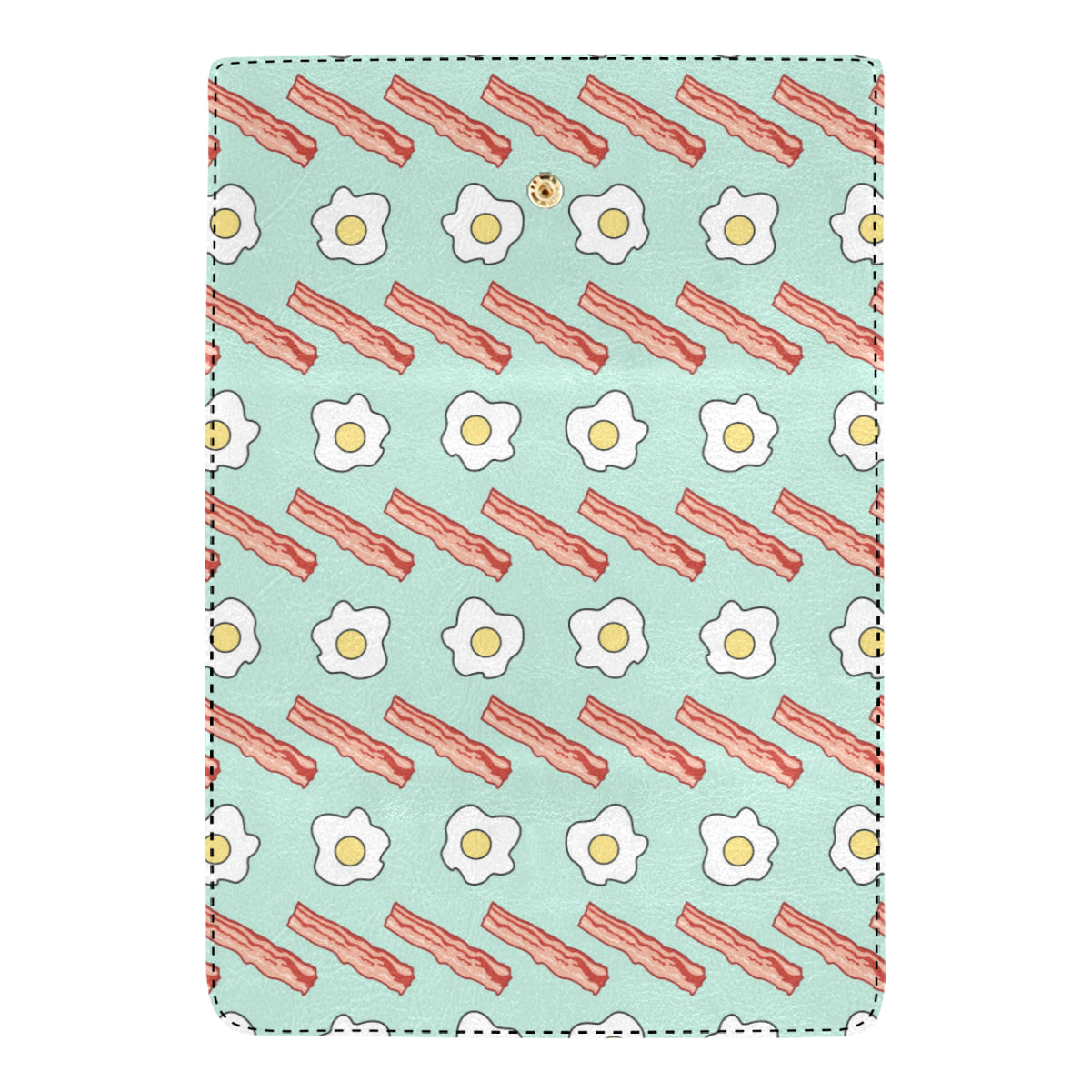 Bacon Sausage Pattern Print Design 01 Women's Trifold Wallet